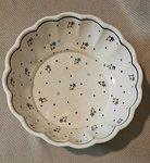 Polish Pottery Country Meadow 8" Scalloped Serving Bowl Boleslawiec. Fixed Price $65.99.