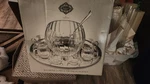 Shannon Crystal By Godinger "illusions" 11-PIECE Punch Set. Fixed Price $45.00.