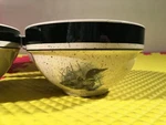 Retired Set Of 4 Scotty Z Loon Lake Cereal / Soup Bowls Folkcraft Stoneware Nice. Fixed Price $27.99.