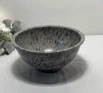 Vtg Texas Ware 118 Mixing 10 Bowl Confetti Gray Black Blue Splatter Melamine. Fixed Price $33.99.