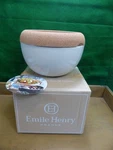New Emile Henry Food Storage Bowl 10.6" Clay Beige Made In France. Fixed Price $139.99.