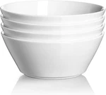 Dowan 32 Oz Large Soup Bowls Set Of 4 - White Ceramic For Ramen, Cereal,. Fixed Price $37.99.