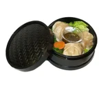 Get STM-85-BK Hidden Treasures Black Polypropylene 8.5" Dia. Steamer Set. Fixed Price $111.86.