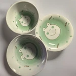 Japanese Children Rice Soup Bowl Porcelain Frog Plate Made. Fixed Price $20.00.