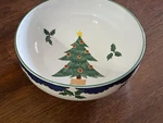 Mikasa Christmas Flow Large Centerpiece Or Vegetable Serving Bowl 8.5 DW108. Fixed Price $35.55.