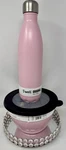 Stainless Steel Salad Bowl Kit Pink Peony 8 Cups + 25 Oz Bottle. Fixed Price $44.50.