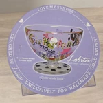 Lolita "girlfriends Rule" Hand-painted Glass Sundae Bowl. Fixed Price $13.99.