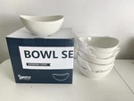 6- Sweese 18OZ. Porcelain Cereal Bowl Set New. Fixed Price $25.00.