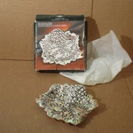 Vtg Nos W/box Godinger Silver Plate Candy Dish Grape Cluster & Leaf Design 7". Fixed Price $14.99.
