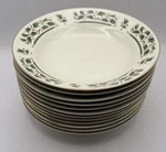 Set Of 12 Royal Limited Holly Holiday Soup Bowls Made Japan, Original Boxes. Fixed Price $29.99.