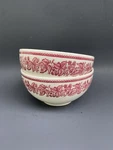 Josiah Wedgewood & Sons Williams-sonoma Mayfair Red Vine Individual Salad Bowls. Fixed Price $115.00.