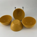 Set Of Evo Sustainable Goods 10OZ Prep Bowls Yellow 4.8" Eco-friendly Wpc. Fixed Price $18.74.