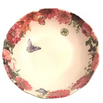Michel Design Works Melamine Serveware Bistro Bowl Beautiful Melody Of Flowers. Fixed Price $28.00.