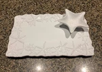 Rectangular Starfish Sea Stars Tray Platter With Attached Bowl. Fixed Price $49.99.