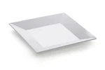 Get ML-90-* 6EA -12" Square Siciliano Melamine Plate Black Or White. Fixed Price $136.39.