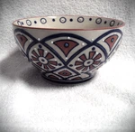 Yokohama Studio Hand Painted Bowl 6" Ceramic Floral Japan Dishwasher Safe. Fixed Price $9.99.