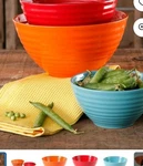 The Pioneer Woman Flea Market 3-PIECE Ceramic Tableware Bowl Set Mixing Nesting. Fixed Price $22.99.