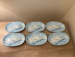 Galleryware Appetizer Plates The Hamptons Oval Melamine Summer Vacation Set Of 6. Fixed Price $35.00.