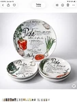 Rosanna Pasta Italiana Serving Bowl And 5 Dishes, New Worn Boxes. Fixed Price $89.99.