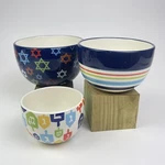 Target Hanukkah Nesting Bowls Ceramic Dreidel And Star Of David Set 3. Fixed Price $34.29.