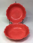 Pioneer Women Eliza Melamine Coral Bowl Set Floral Embossed 44 Oz. Fixed Price $20.00.