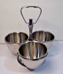 Kinox Stainless Steel Part Revlving Condiment Server Stand NO8053. Fixed Price $10.00.