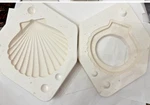Vintage Duncan Ceramic Slip Casting Mold 113 Ocean Sea Shell Lid / Trinket Tray. Fixed Price $18.98.