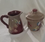 Tracy Porter Henna Collection Sugar Bowl And Cream Pitcher. Fixed Price $16.00.