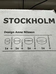 4 Ikea Stockholm Blue Glass Bowls Mcm In Box Decor Nest Stackable New. Fixed Price $100.00.
