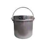 Mirro Aluminum Nesting Camp Cook Set Pot 9.5" & Cake Pan 9X1-1/2" Vintage Usa. Fixed Price $40.00.