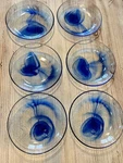 Bormioli Rocco Murano Glass Plate Deep Dish Set Of 6. Fixed Price $169.10.