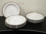 (10) Royal Gallery Platinum Buffet Large Rim Soup & 8" Individual Pasta Bowls. Fixed Price $54.99.