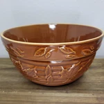 Goose Berry Patch Brown Mixing Nesting Bowl Autumn Fall Leaves 8" Kitchen Decor. Fixed Price $19.95.