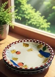 Pasta 101 Tabletops Gallery 3 Bowls Hand Painted 8 Italian Design. Fixed Price $49.00.
