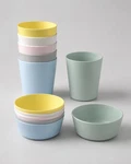 Ikea - Kalas Children 6 Bowls Diameter: 5 Inches, And Cups Assorted Nip. Fixed Price $19.95.