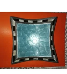 Julia Knight Mother Of Pearl / Onyx Classic Pagoda Square Bowl Made India. Fixed Price $35.00.