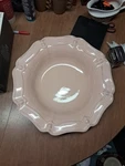 Rare 16 Extra Large Juliska Berry & Thread Serving Bowl Euc+ Unused Pink. Fixed Price $199.95.