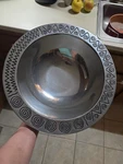 Wilton Armetale, Reggae Bowl, 14.5 Inch, Piece New. Fixed Price $35.00.