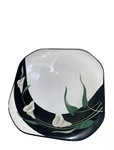 X2 Sango Quadrille Coupe Soup/cereal Bowl Black Lilies 7-1/2 Inch Korea. Fixed Price $16.24.