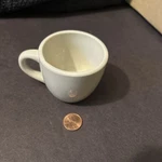 Cac China 1/2 Inch Tall Cup 4.5 Oz. Small Espresso Cappuccino. Fixed Price $5.35.