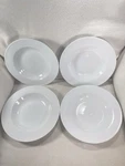 Set 4 Everyday White By Fitz & Floyd 9 Rimmed Soup/ Pasta Bowls. Fixed Price $48.00.