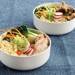 Nordic Ware Soup Salad Bowl, Set Of 2, White, Microwave Safe Polypropylene. Fixed Price $16.95.