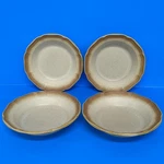 4 Pc Set Mikasa Whole Wheat Soup Bowls 1/2" Stoneware Japan E8000. Fixed Price $10.95.