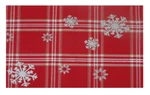 Kovot Winter Foil Snowflake Christmas Table Runner & 8 Placemats Set. Fixed Price $34.95.