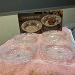 Vtg 6 Crystal Mikasa Fruit/salad Bowl Set -new In Open Box. Fixed Price $34.99.