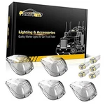 5X Clear Cab Marker Light Lens + White 5050-SMD 194 168 T10 Led Bulb. Fixed Price $40.75.