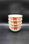 Set Of 4 Autumn Maple Leaf & Acorn Soup Cereal Stoneware Bowl Royal Norfolk; Nwt. Fixed Price $25.99.