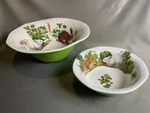 2 Nwt Michel Design Works Melamine Garden Bunny Serving BOWLS-14 & 9. Fixed Price $40.00.