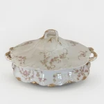 Antique Haviland Limoges Covered Oval Bowl Norma Schleiger 87D. Fixed Price $14.98.