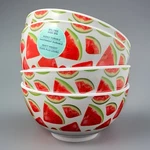Melamine Watermelon Summer Bowls Fruit Cereal Ice Cream Snack 4 Pc Set Bpa Free. Fixed Price $21.99.